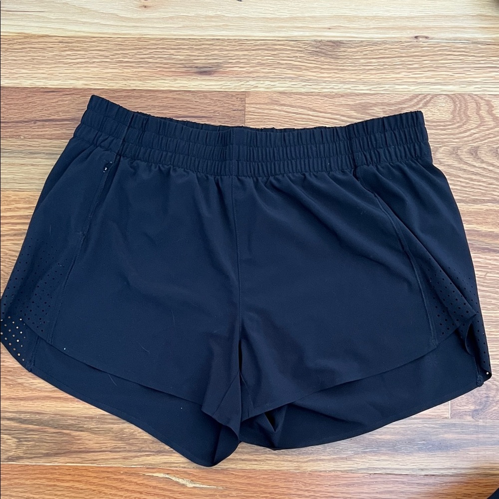 Athleta Women's Black Hustle 3” Athletic Shorts